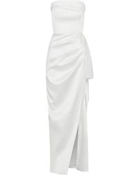 Nicholas - Erelyn Strapless Draped Dress - Lyst