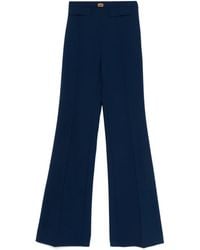 Elisabetta Franchi - Hose Aus Krepp - Lyst