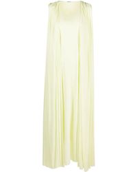 Jil Sander - Draped Midi Dress - Lyst
