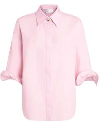 Genny - Flower Button Ruffled Shirt - Lyst