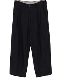 Ziggy Chen - Linnen Broek - Lyst