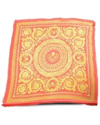 Versace - Barocco-Print Silk Scarf - Lyst