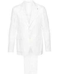 Tagliatore - Single-breasted Linen Suit - Lyst