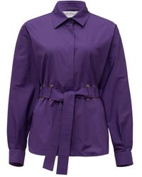 Max Mara - Chemise En Coton À Taille Ceinturée - Lyst