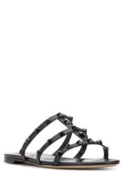 Valentino Garavani 'Rockstud' Sandalen - Schwarz