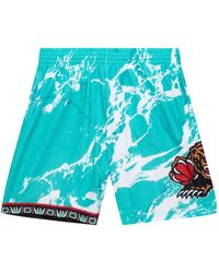 Mitchell & Ness - Nba Vancouver Grizzlies 1996 Team Marble Swingman Shorts - Lyst