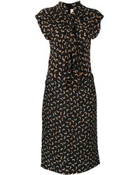 Marni Draped Tea Dress - Blauw