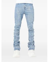 GUAPI Rhinestone-Embellished Jeans in Blue for Men | Lyst GUAPI Rhinestone-Embellished Jeans in Blue for Men | Lyst