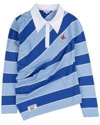 Charles Jeffrey - Striped-Pattern Polo Shirt - Lyst