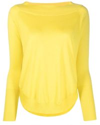 Wild Cashmere - Ribbed-knit Off-shoulder Top - Lyst