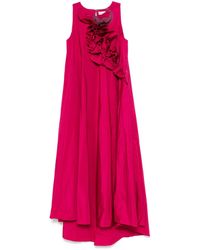 P.A.R.O.S.H. - Kleid Mit Rüschen - Lyst