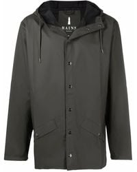 Rains - Long-Sleeve Hooded Rain Jacket - Lyst