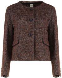 Aspesi - Mélange-Effect Jacket - Lyst