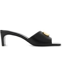 Gucci - Gg Marmont Leather Mules - Lyst