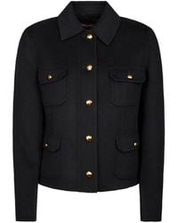 Max Mara - Button-Up Pocket-Detail Jacket - Lyst