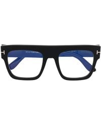 Tom Ford - Square-Frame Clear-Lens Glasses - Lyst