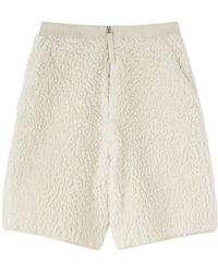 Jil Sander - Textured Cotton Shorts - Lyst