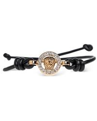 Versace - Medusa Leather Bracelet '95 - Lyst