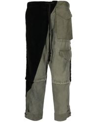 Greg Lauren - Pantalon Army Jacket Tux En Velours - Lyst