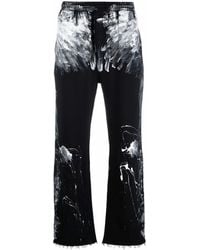 Balenciaga - Pantalon de jogging à imprimé effet peinture - Lyst