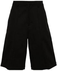 Neil Barrett - Mid-Rise Cotton Chino Shorts - Lyst