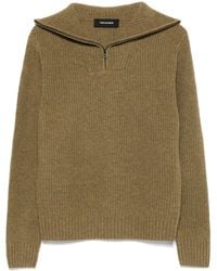 Yves Salomon - Pullover Mit Reißverschluss - Lyst