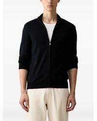 Trussardi - Sudadera Con Logo Bordado Y Cremallera - Lyst