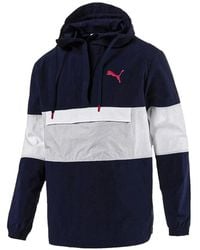 PUMA - Half Zip Windbreaker T-Shirt - Lyst