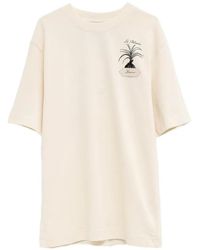 Jacquemus - Light Crew Neck T-Shirt With Artistic Graphic - Lyst