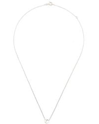 Le Gramme - Collier À Pendentif À Design D'Initiale - Lyst