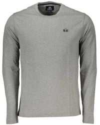 La Martina - Long-Sleeve Logo-Embroidered T-Shirt - Lyst
