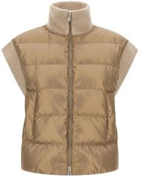 Peserico - Lurex Tricot Weste - Lyst