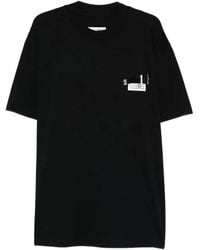 MM6 by Maison Margiela - Graphic-Print T-Shirt - Lyst