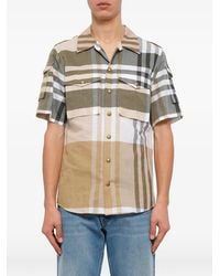 Moncler - Check-Print Utility Shirt - Lyst