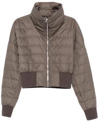 Moncler - Cropped Jack Met Trechterhals - Lyst