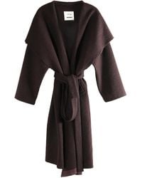 Uma Wang - X 1436 Hooded Belted Coat - Lyst