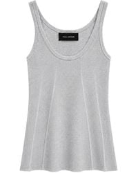 Yigal Azrouël - Fine-Ribbed Tank Top - Lyst