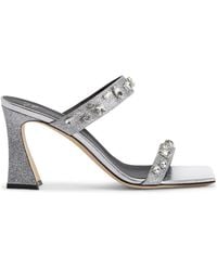 Giuseppe Zanotti - Flaminia 85Mm Crystal-Embellished Sandals - Lyst