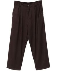 Imperial - Pleated Wide-Leg Trousers - Lyst
