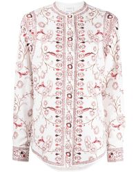 Giambattista Valli - Paisley-print Cotton Shirt - Lyst