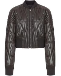 Moncler - X Rick Owens Geocamo Flight Leather Jacket - Lyst
