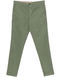 White Sand - Flat-Front Cotton Trousers - Lyst