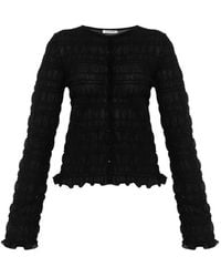 By Malene Birger - Ebba Ruffled Cardigan - Lyst