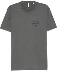 sunflower - Katoenen T-Shirt Met Ovalen Logo - Lyst