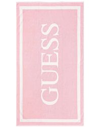 Guess - Logo-Print Beach Towel - Lyst