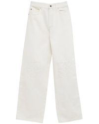 Loewe - Jean Baggy À Logo Brodé Anagram - Lyst