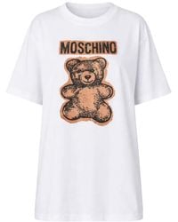Moschino - Teddy Bear Logo-Print T-Shirt - Lyst