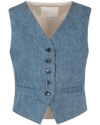 Citizens of Humanity - Chaleco vaquero con cuello en V - Lyst