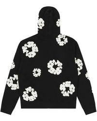 DENIM TEARS - Hoodie Imprimé À Fermeture Zippée - Lyst