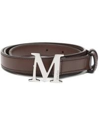 Max Mara - Cinturón Con Hebilla En M - Lyst